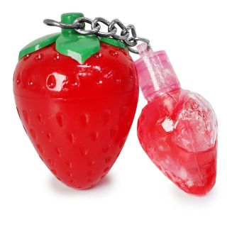Bálsamo Labial Hold Morning En Forma De Fresa Con Aroma Y Lip Gloss Mini Fresa 5 Cm | HB5752