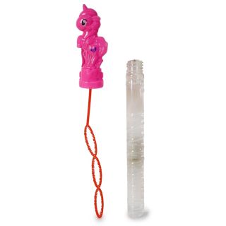 Burbujas En Envase Bote Cilindro Mediano Transparente Con Tapa Unicornio Corazón 25 Cm | SFM-0154F