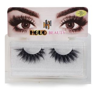 Pestañas Postizas Seminaturales Hguo Con Efecto 3D Varios Tamaños Blíster Mirada 12.8 Cm | HG25L-3