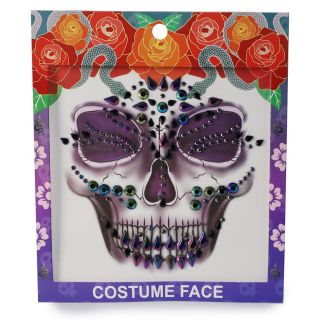 Sticker Planilla Grande Con Piedras Decorativas Faciales De Colores Varias Figuras 19 Cm | HG26G-18