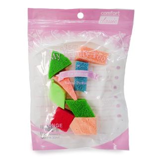 Aplicadores Chicos De Esponja Suave Figuras De Colores Delgadas En Bolsa 19.5 Cm | HG26F-17