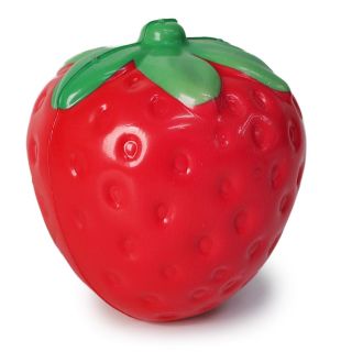Squeeze Fresa Apachurrable Grande Con Aroma En Color Rojo Con Verde 9 Cm | HG26