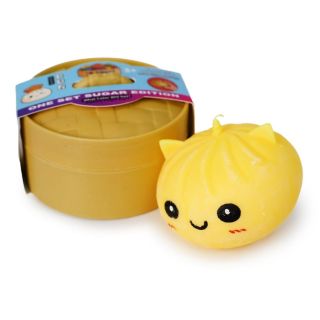 Squeeze Dumpling Apachurrable Chico Con Aroma Y Carita En Canasta De Plástico 6 Cm | Bun