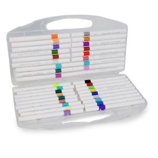 Marcadores Chicos Escolares De Acrílico En Estuche Con 36 Marcadores Colores 27.5 Cm | HM26K-108