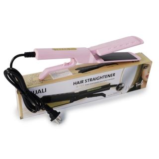 Plancha Grande Huali Rectangular Con Placas De Cerámica En Color Rosa 29 Cm | Mafu HM26E-161