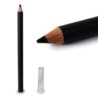 Lápiz Delineador Chico En Color Negro Mate De Larga Duración Para Ojos Con Tapa 13.5 Cm | G163-26H-1