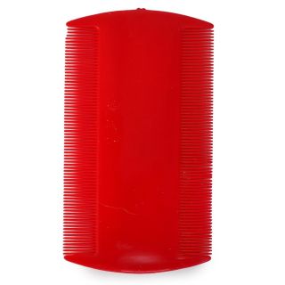Peine Mediano De Plástico Rectangular Piojero 2 Líneas De Cerdas Varios Colores 10 Cm | PG