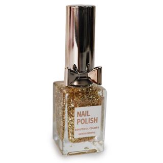 Barniz Esmalte Para Uñas Luodanqi En Envase Cuadrado Tapa Moño Dorado Colores 15 Ml | DQ-251023
