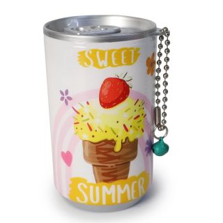 Toallitas Húmedas Hidratantes Con Aroma En Lata De Plástico Estampada Helados 8 Cm | YZ-F-65