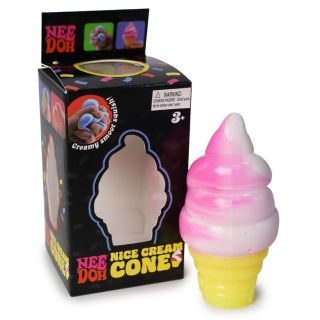 Helado Squeeze Apachurrable Mediano Pegajoso En Varios Colores Con Líneas Blancas 9 Cm | CL-SY30176