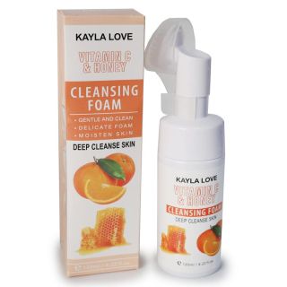 Espuma Limpiador Facial Hidratante Reafirmante Con Extractos De Miel Y Naranja 120 Ml | HMS-7100