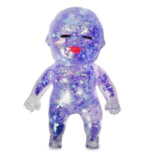 Squeeze Bebe Apachurrable Chico Relleno De Gel Y Glitter Con Carita Varios Colores 8 Cm | WNS-120