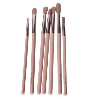Brochas Chicas Delgadas Aplicadoras Xinyuan En Color Rosa Cerdas Suaves Bolsa 7 Brochas 18 Cm | HSZ-201