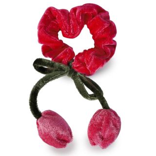 Dona Grande Elástica Corruda De Terciopelo Con Tulipanes Colgantes Varios Colores 12 Cm | ZXQ04992
