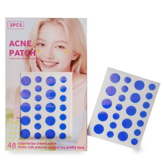 Parches Anti Acne Reparadores Hidratantes En Colores Tornasol Figuras Blíster 48 Parches 15 Cm | ZXQ05032