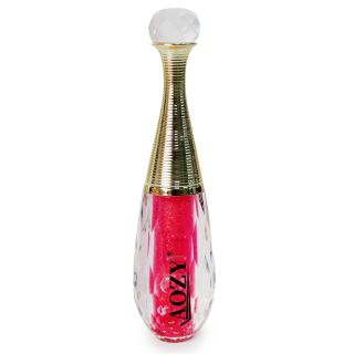 Lip Gloss Magico Aozy Hidratante Con Brillos Dorados Envase Transparente Tapa Piedra 11 Cm | AL029