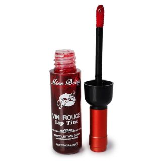 Lip Gloss Tinta Para Labios Miss Betty En Botella Vino Larga Duración Tapa Metalizada Mate 9 Cm | L3650