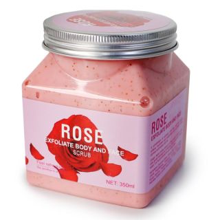 Exfoliante Facial Y Corporal Con Extractos De Rosa Rojas Para Piel Más Suave Y Tersa 350 Ml | Q-FZ13