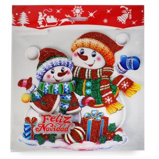Adorno Navideño Chico De Cartón 3D Figuras Cubiertas De Glitter Dorado Estampadas De 19 A 25 Cm | JA-S-2808