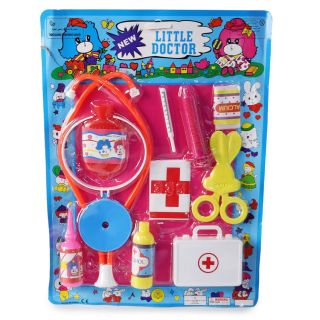 Botiquin De Primeros Auxilios Didáctico Con Accesorios Y Estetoscopio En Blíster Azul 34 Cm | CH-0013