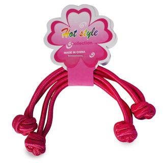 Ligas Nudo Elásticas Grandes Gruesas En Varios Colores Satinados De 14 Cm | TA-0067A-1