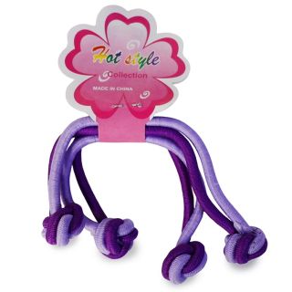 Ligas Nudo Elásticas Grandes Gruesas En Varios Colores Bicolor De 14 Cm | TA-0067A-1