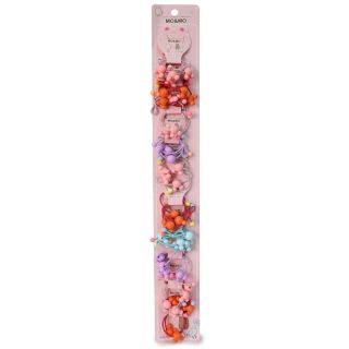 Coleteros Chicos Delgados Con Ratón Y Perlas De Colores En Blíster 10 Piezas 45 Cm | M143#1A-2