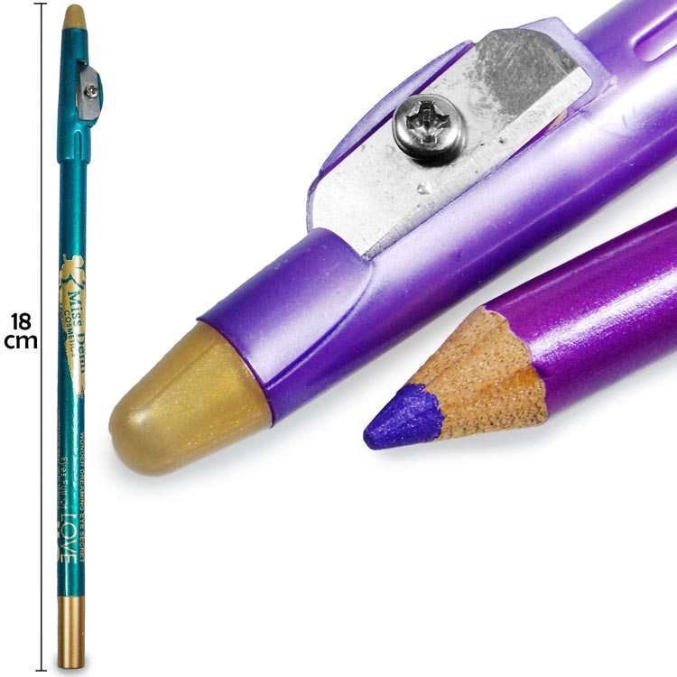 Lápiz delineador de ojos colorido de larga duración Pearl The Shadows Pen  impermeable, no florece maquillaje Comestics. El lápiz de ojos de larga